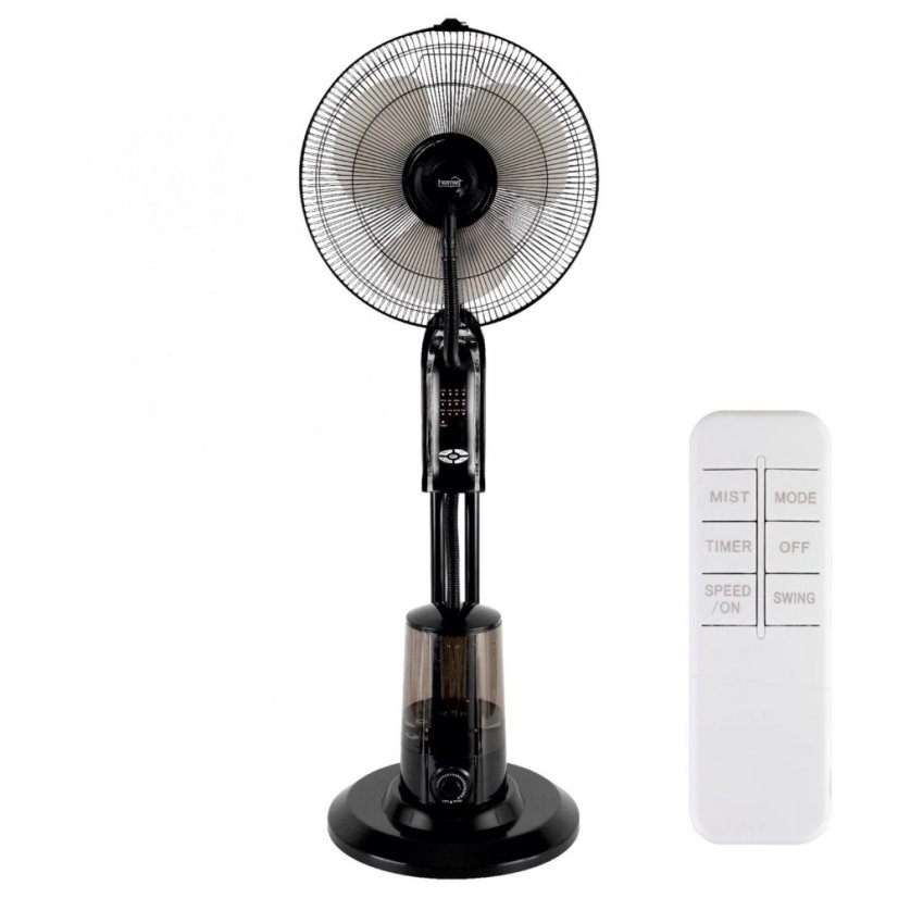 Ventilátor s parou 75 W - čierny