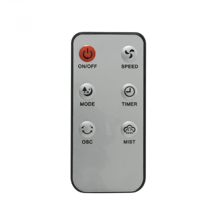 Ventilátor s parou 80 W - biely