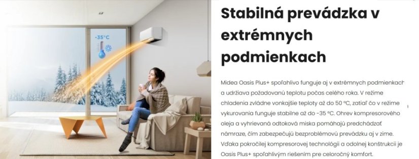 Midea Oasis Plus+ 3,5 kW