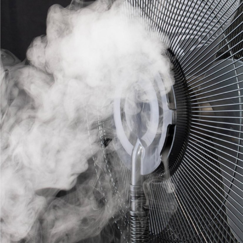 Ventilátor s parou 75 W - čierny