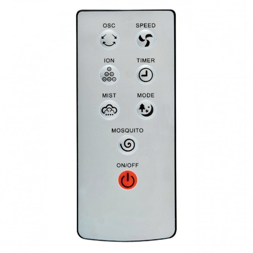 Ventilátor s parou 90 W - čierny